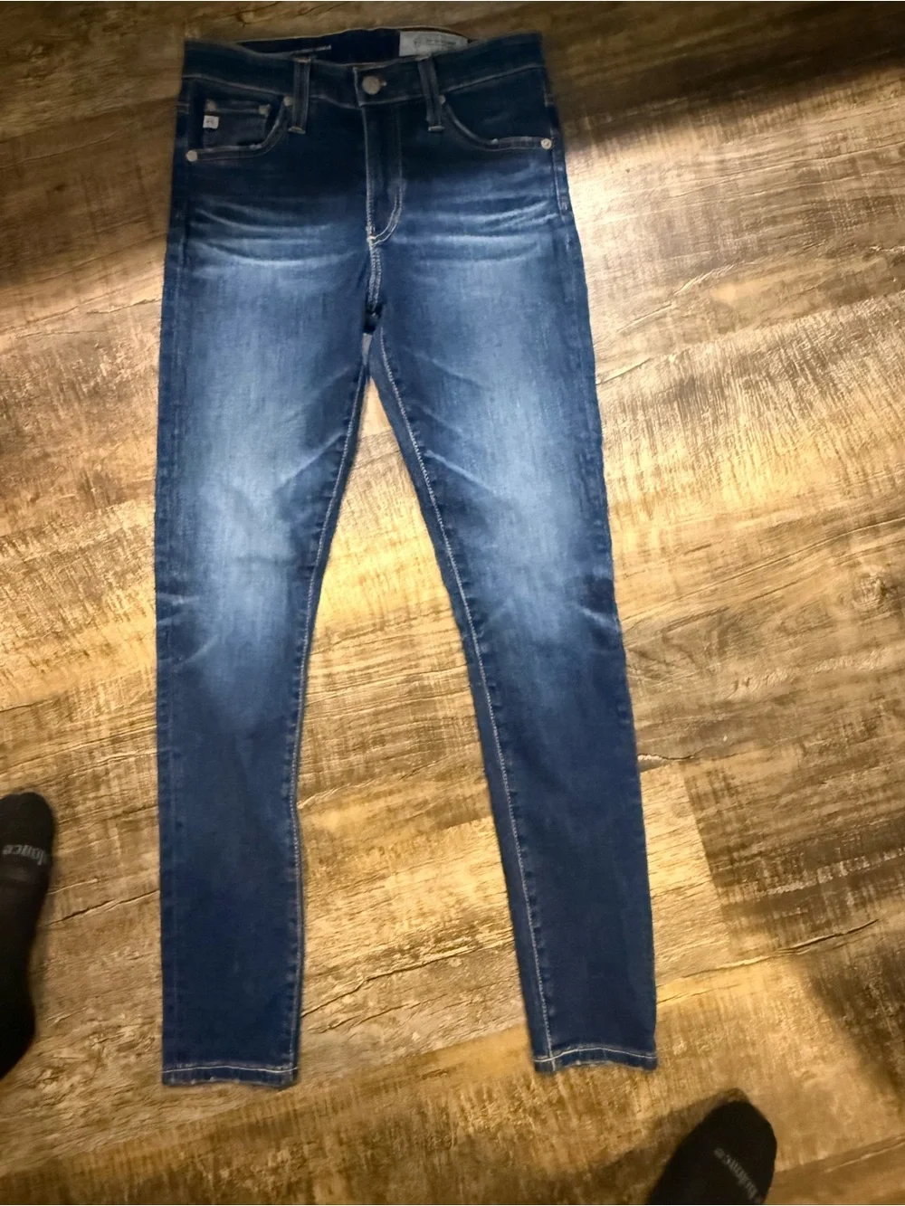 AG Adriano Goldschmied Women's Dark Blue Skinny Jeans